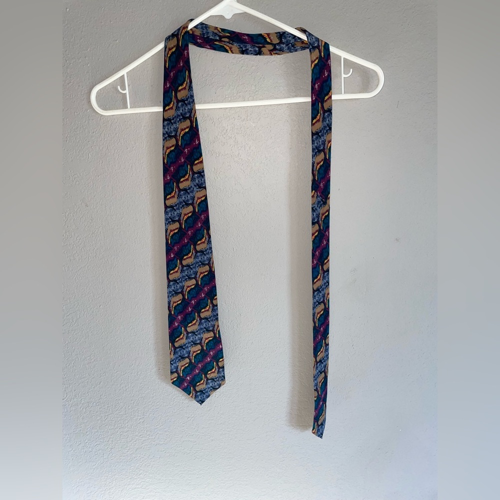 Vintage Y2K J. Garcia Silk Tie Menswear Necktie 100% Silk by Jerry Garcia